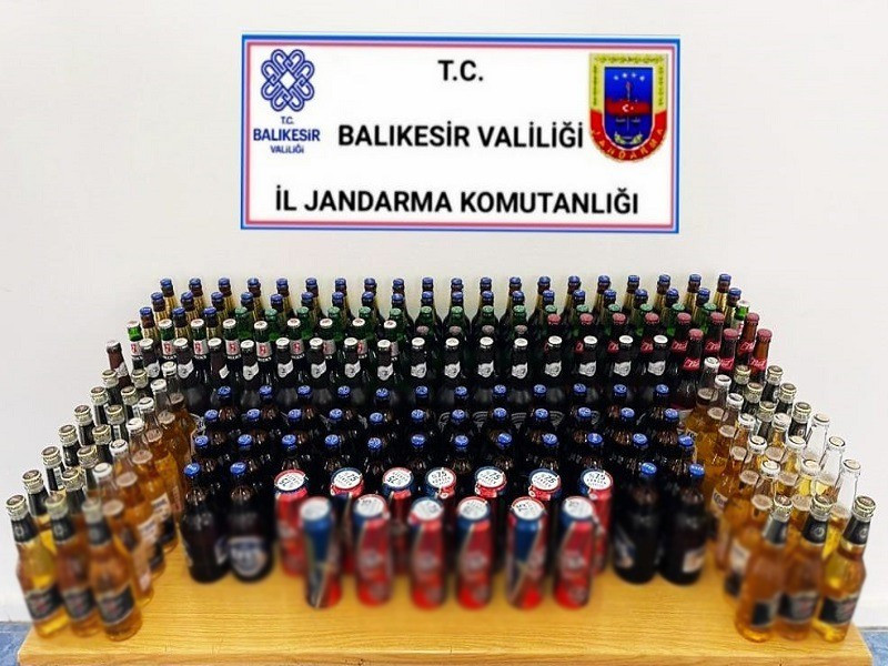 Marmara'da kaçak içki operasyonu