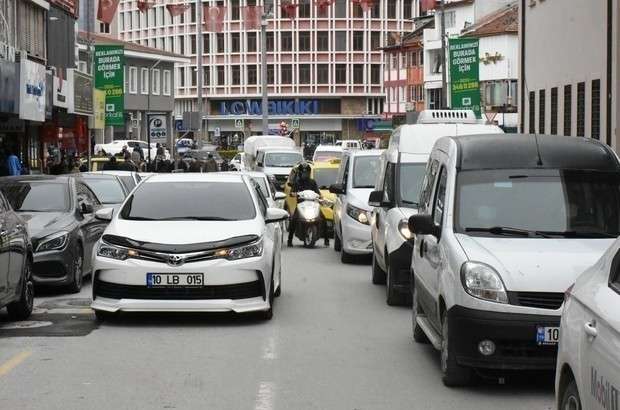 Balıkesir'de trafiğe kayıtlı araç 560 bin oldu