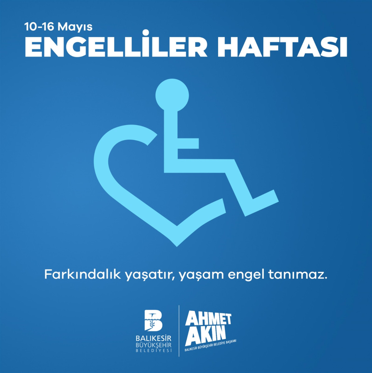 Başkan Akın, Engelliler Haftası’nı kutladı