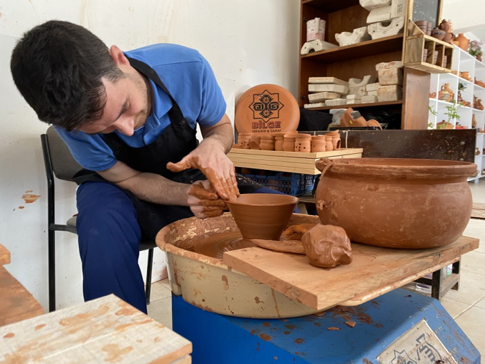 Topraktan ürettiği gramofon Sındırgı’nın kültürü ile buluşuyor